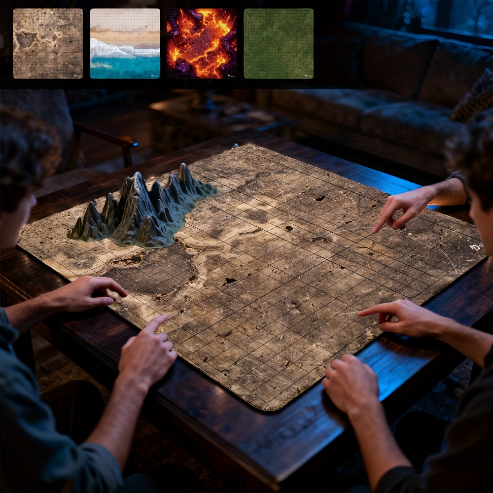 Authentic Role-Playing Game Battle Mats for D&D